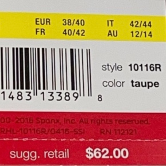 Assets Red Hot Label by Spanx Bodysuit # 10116R - Picture 12 of 12